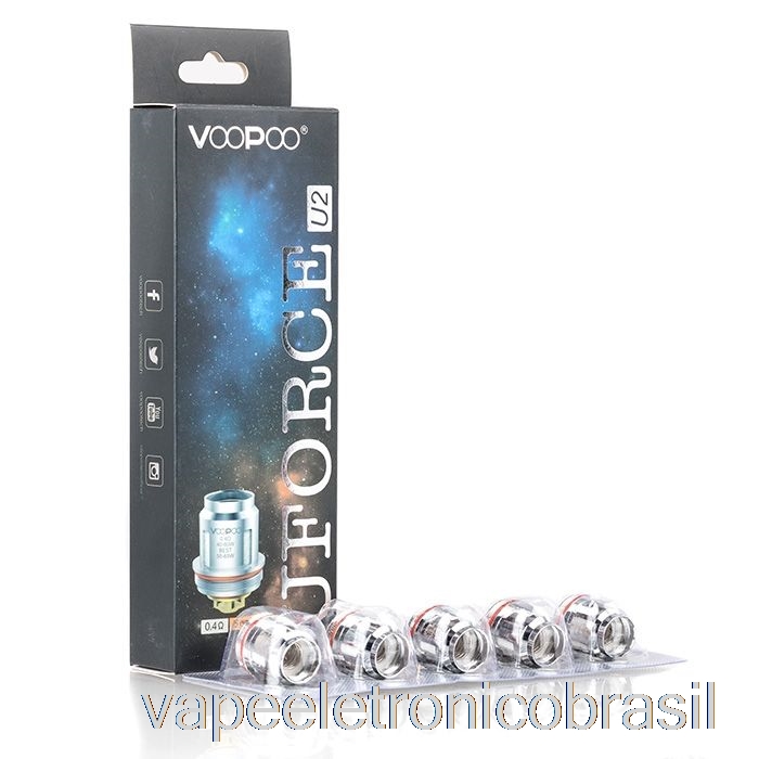 Vape Eletrônico Voopoo Uforce Bobinas De Substituição 0.3ohm N2 Uforce Bobinas De Malha Dupla